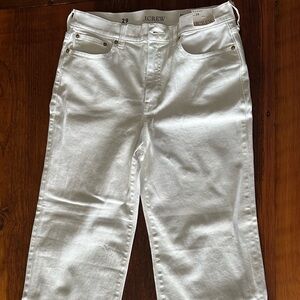 J. Crew Women's Slim White Jeans